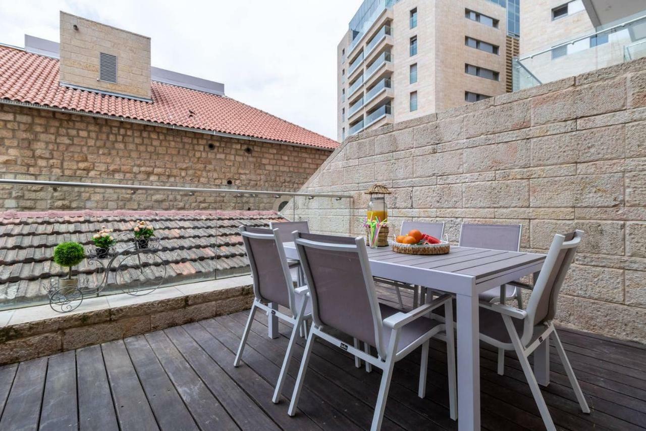 King David Residence Luxury 4 Bd/Pool/Gym/Parking Jeruzalem Buitenkant foto